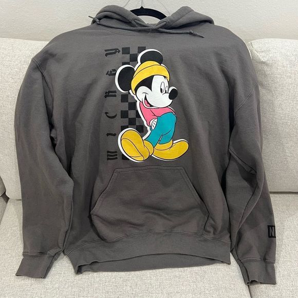 Neff Disney Graphic Hoodie Pullover Sweatshirt Mickey Mouse Limited Ed - Picture 1 of 10